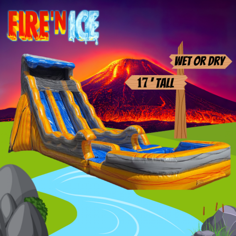 Fire N Ice Dual Slide & Pool