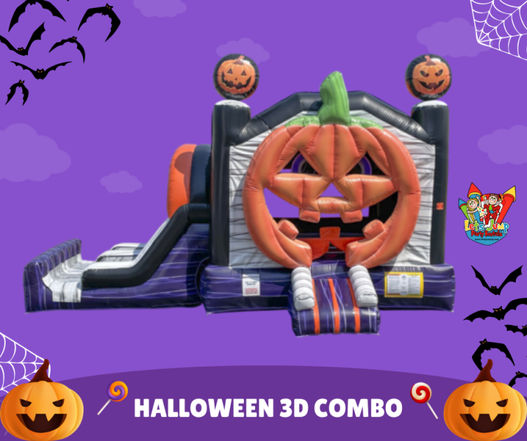 3D Pumpkin Dual Slide Combo