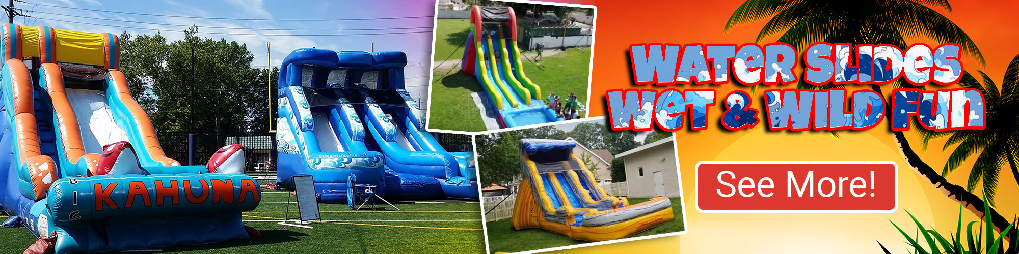 Water Slide Rentals Banner