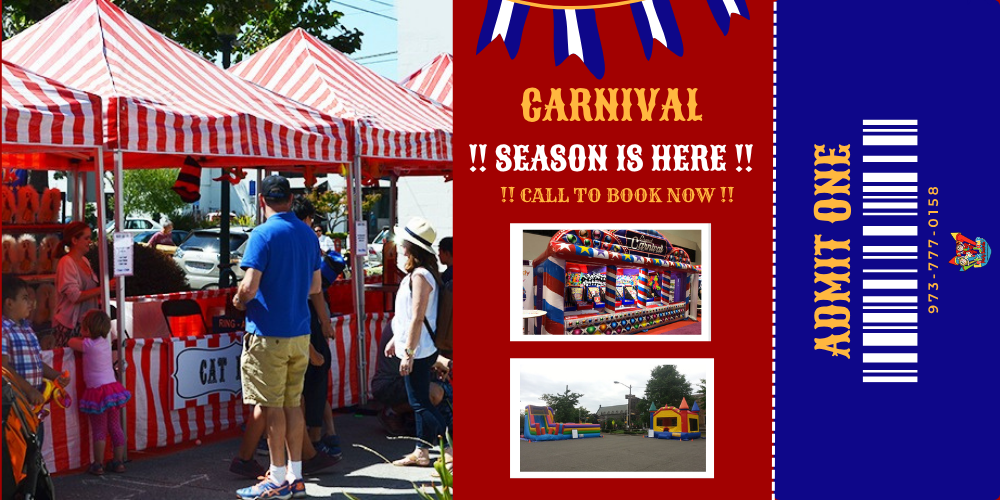 NJ Carnival Rentals New Jersey Banner