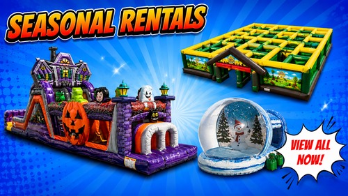 Halloween Christmas Bounce House Inflatable Rentals In New Jersey NJ SWD-Home